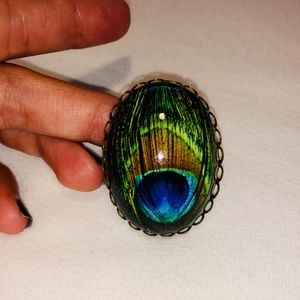 Antique Inspired Peacock Ring